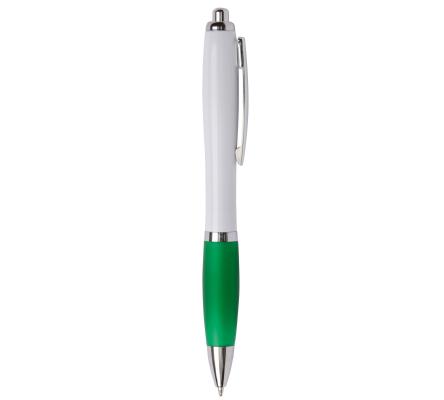 Bolígrafo SWAY, blanco, verde - Escritura - Catálogos